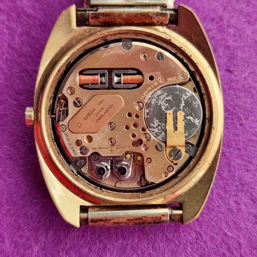 Omega Constellation f300Hz Electronic Chronometer 1250 Vintage Watch 198.002 - Picture 12 of 13